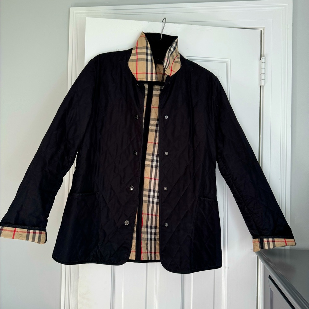 Burberry quilted jacket SZ M
